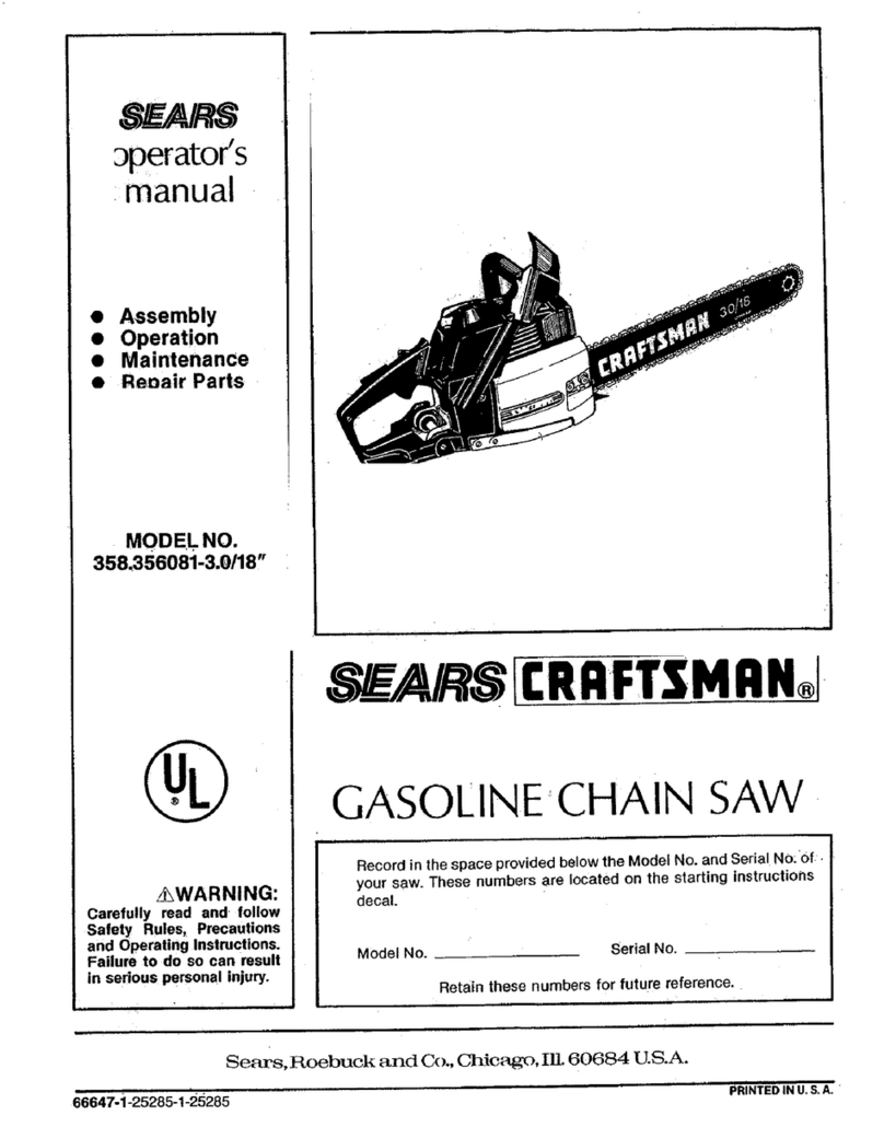Craftsman 358.356081 User manual