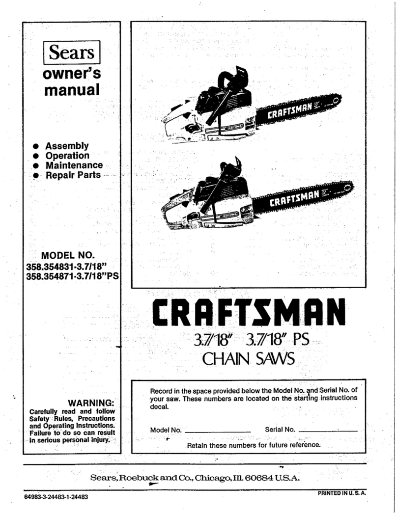 Craftsman 358.354871 User manual
