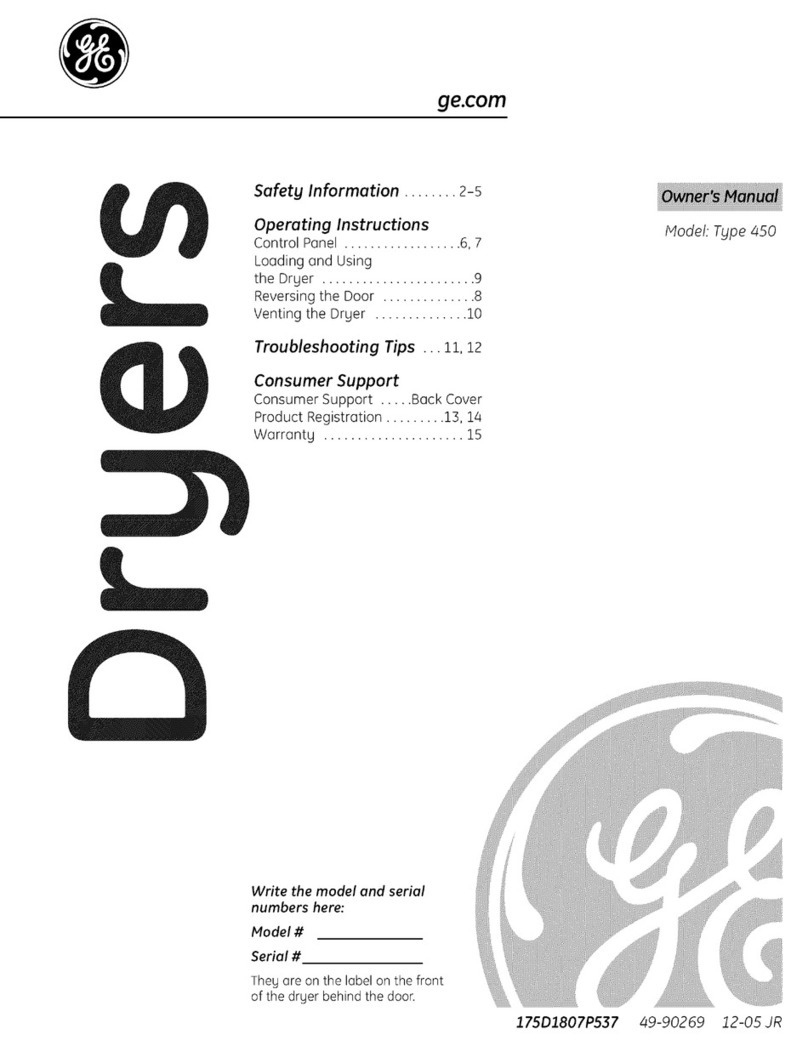 GE DNCD450GG0WC User manual