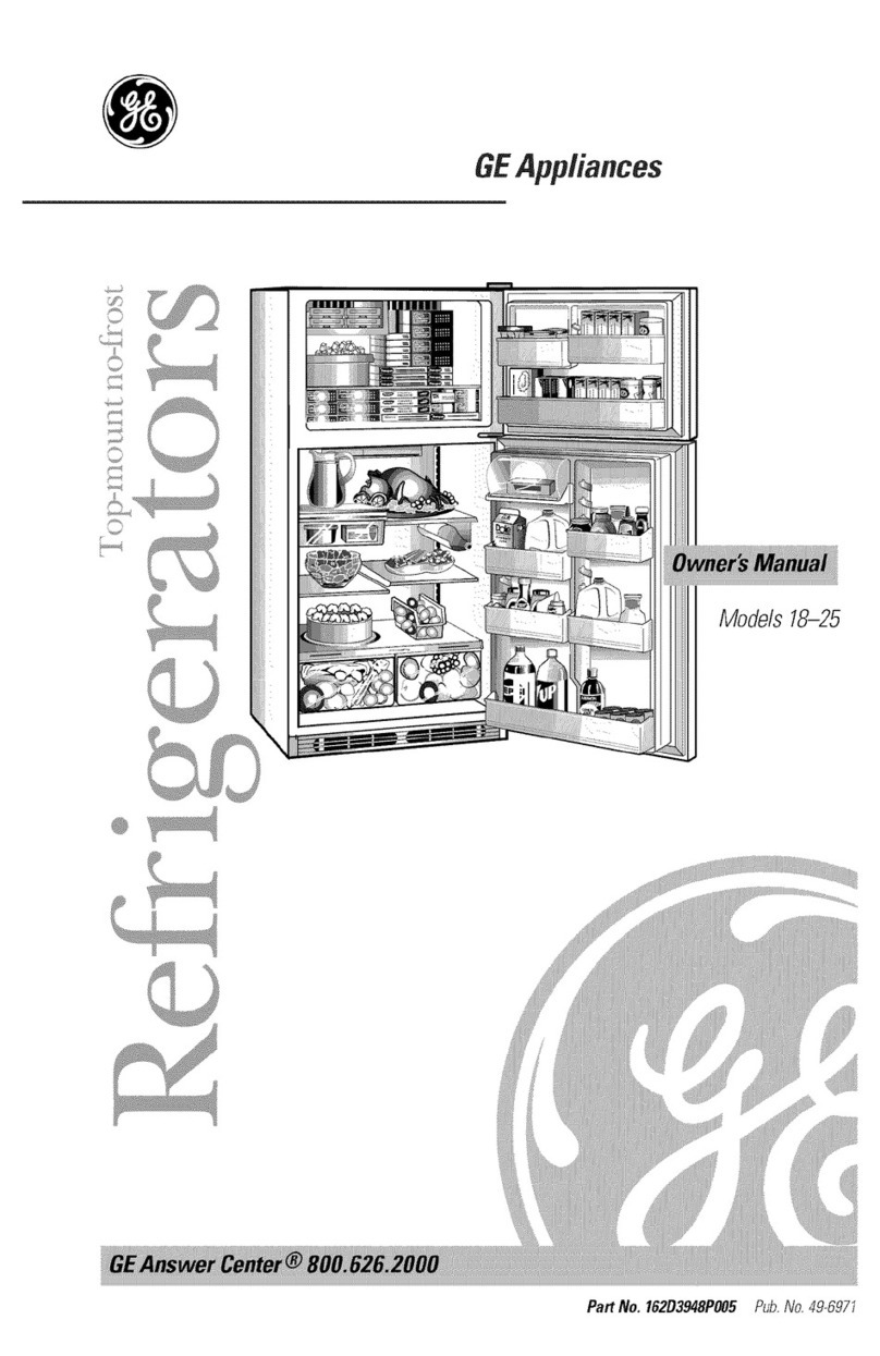 GE TBX18DAXJRWW User manual