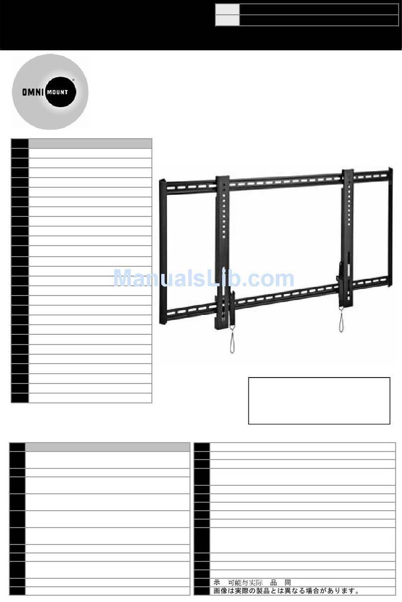 Omnimount ULPF-X User manual