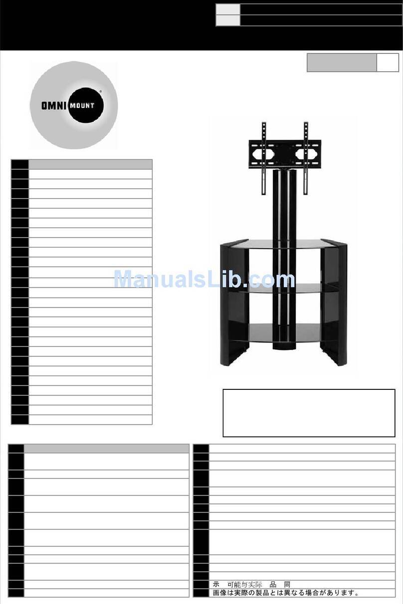 Omnimount Verona 37FP User manual