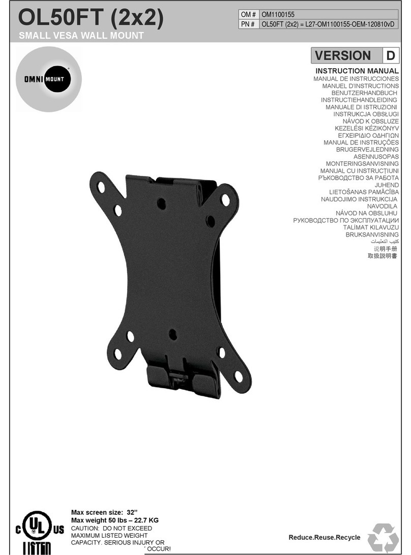 Omnimount OL50FT User manual