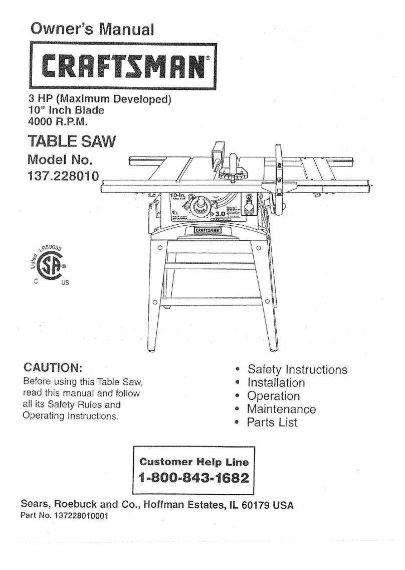 Craftsman 137.228010 owner's manual