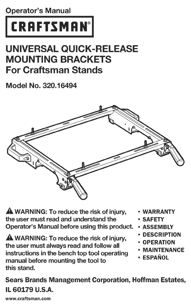 Craftsman 320.16494 User manual