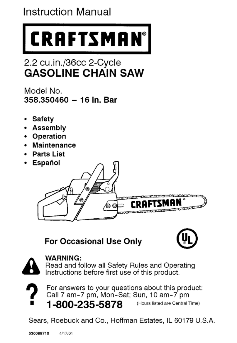 Craftsman 358.350460 User manual