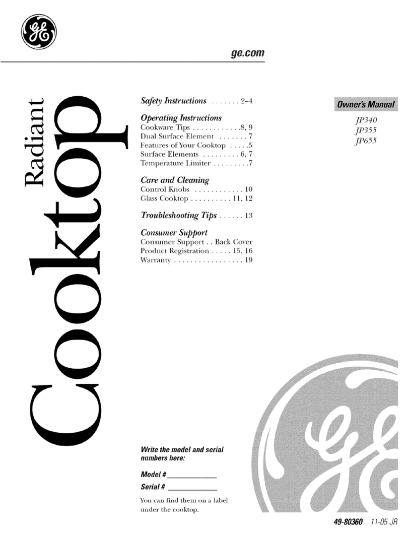 GE JP355 User manual
