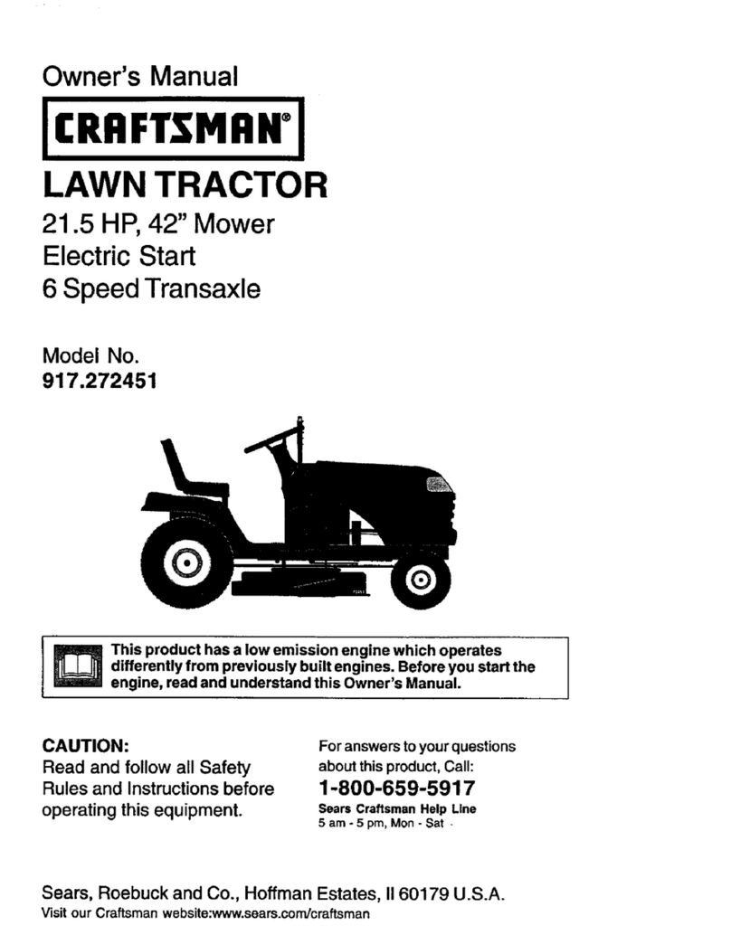 Craftsman 917.272451 owner's manual