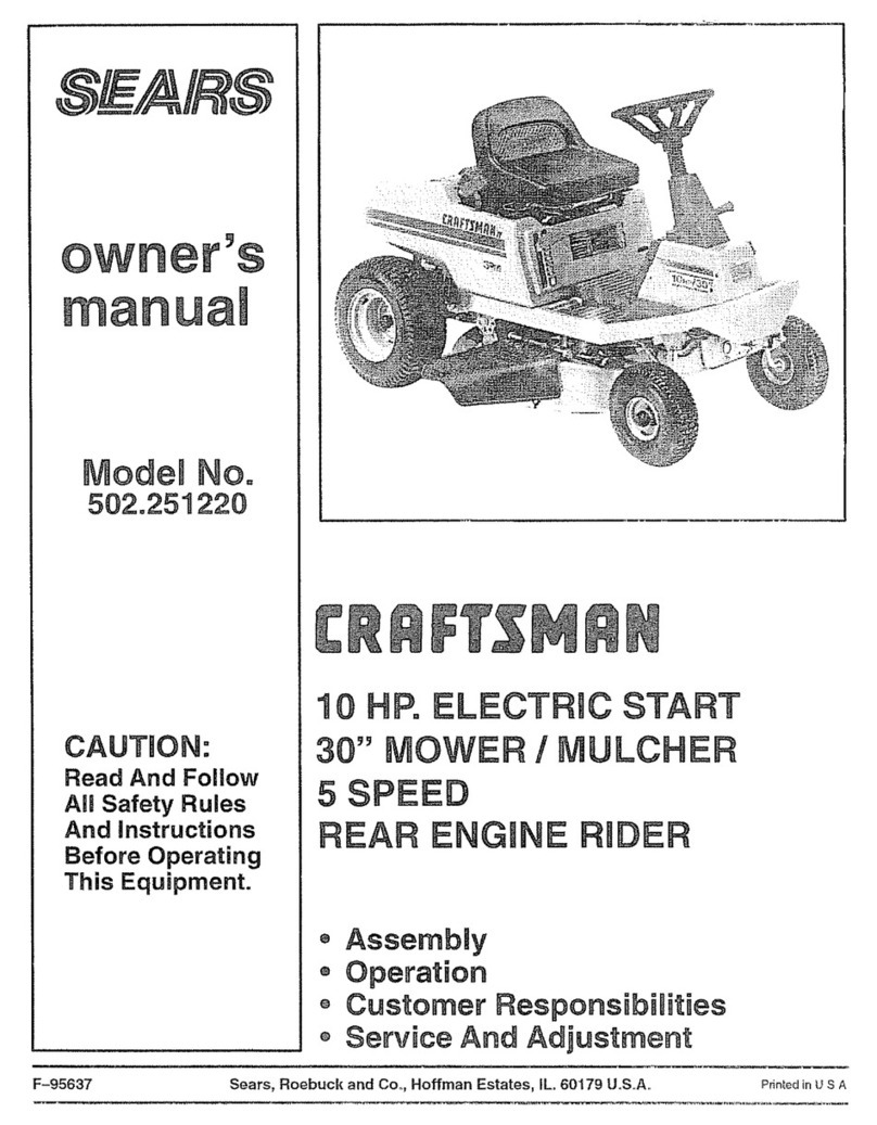 Craftsman 502.251220 owner's manual