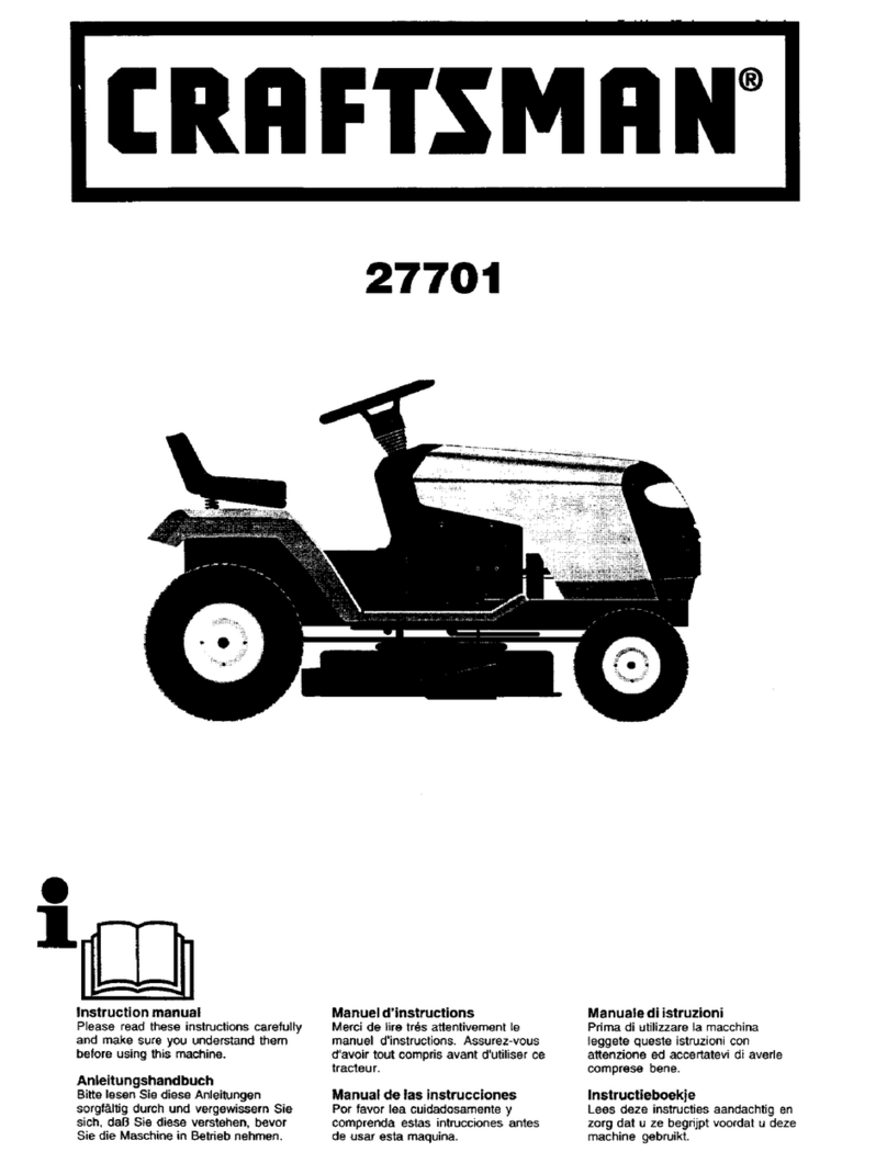 Craftsman 27701 User manual