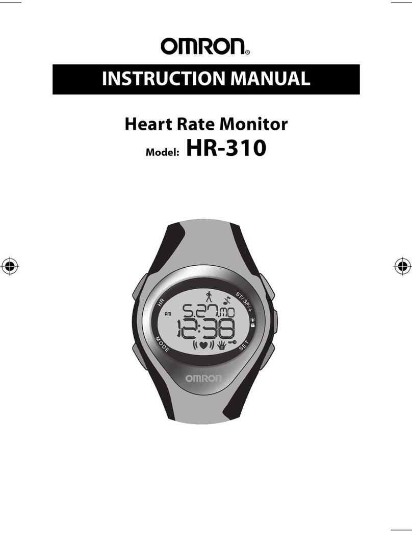 Omron HR-310 User manual