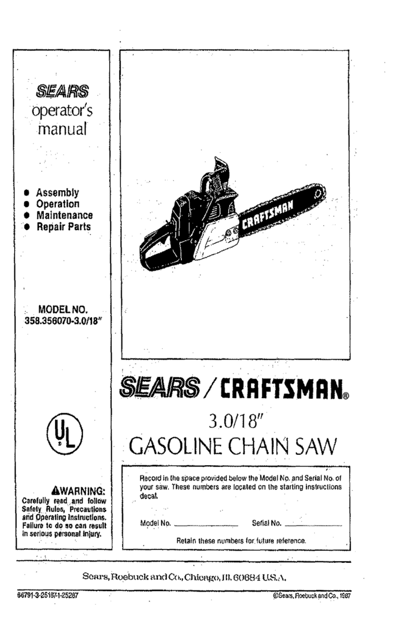 Craftsman 358.356070 Operator's manual
