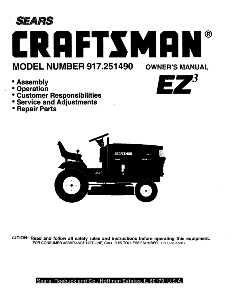 Craftsman EZ3 917.251490 User manual