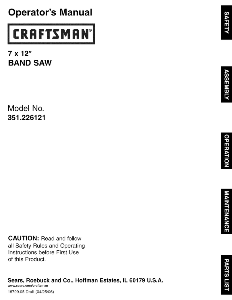 Craftsman 351.226121 User manual