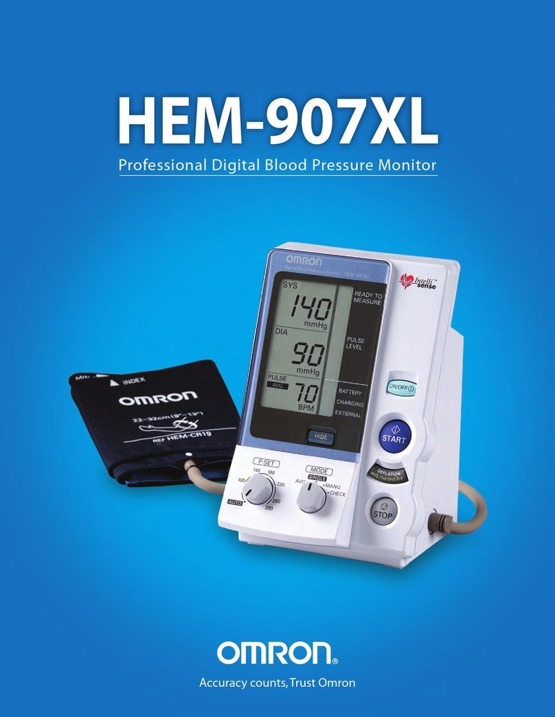 Omron IntelliSense HEM-907XL User manual