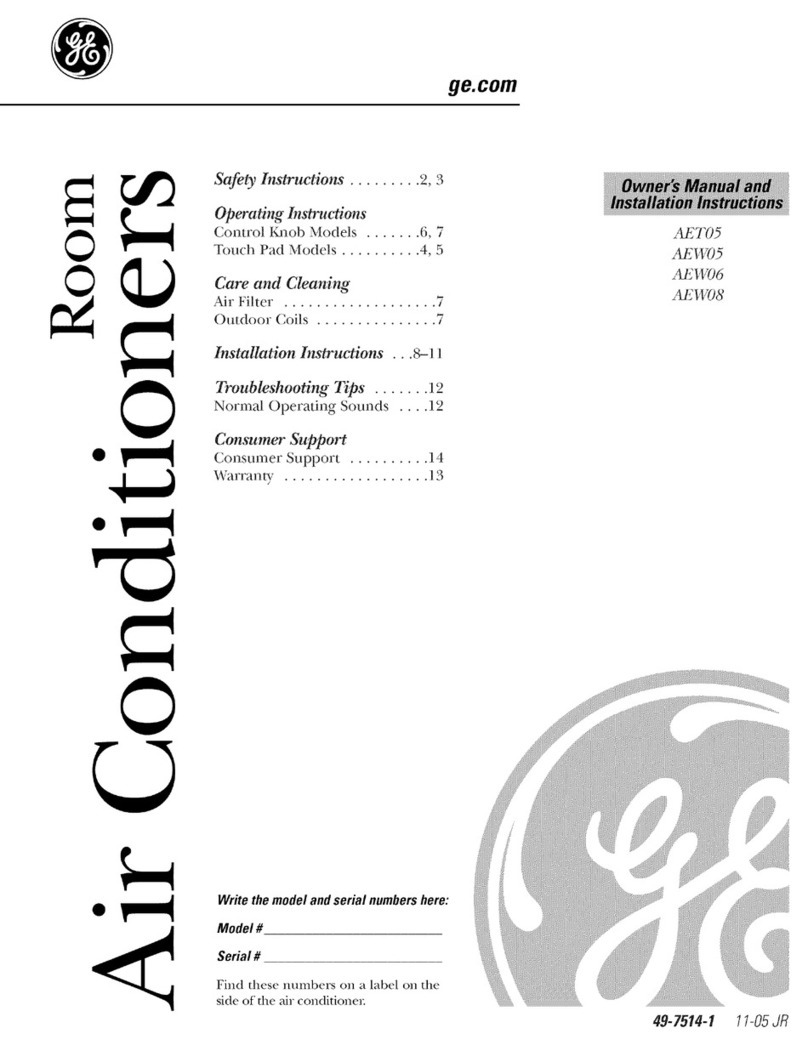 GE AET05 Operating instructions