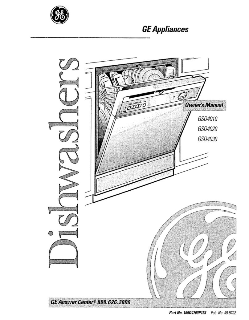 GE GSD4010 User manual