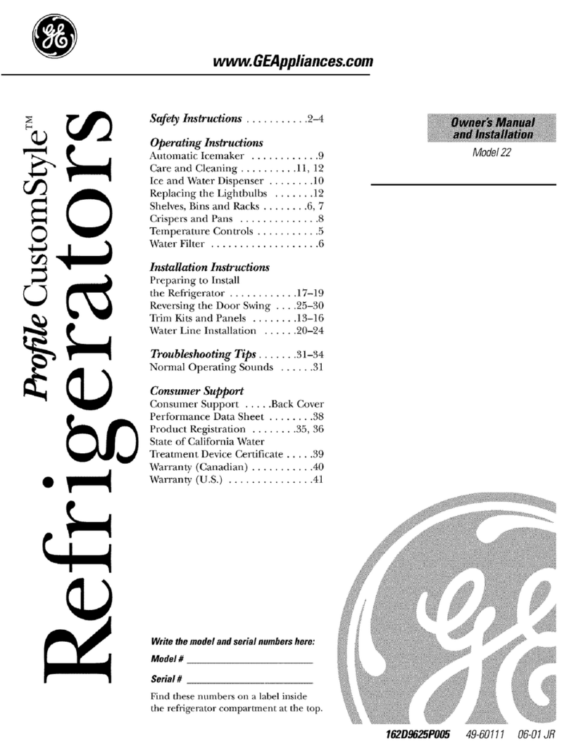 GE PTC22MFMALCC and Safety guide