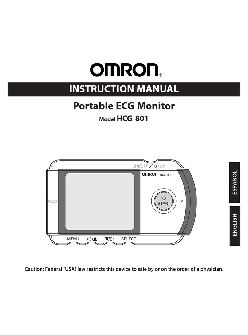 Omron HCG-801 instruction manual