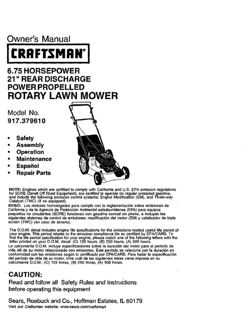 Craftsman 917.379610 owner's manual