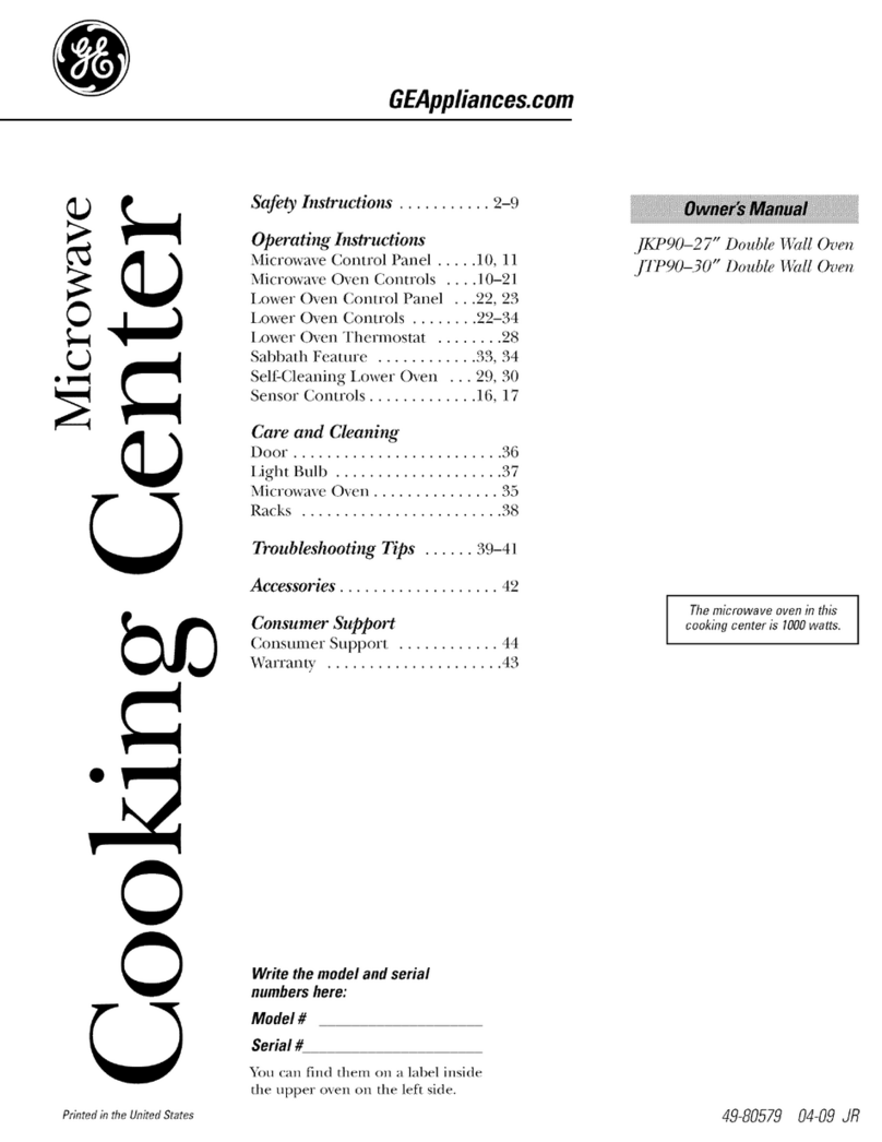 GE JKP90 User manual