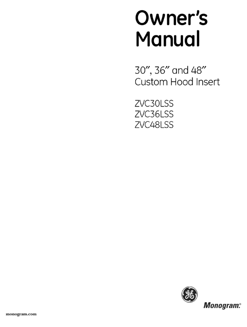 GE Monogram ZVC30LSS User manual