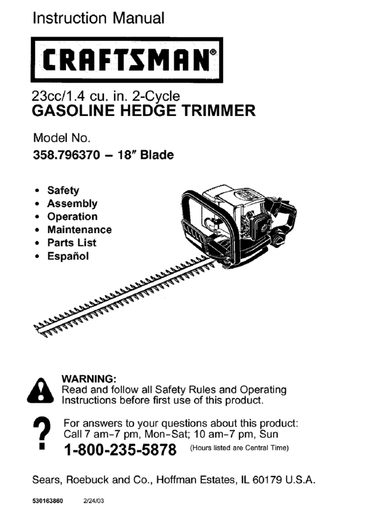 Craftsman 358.796370 User manual