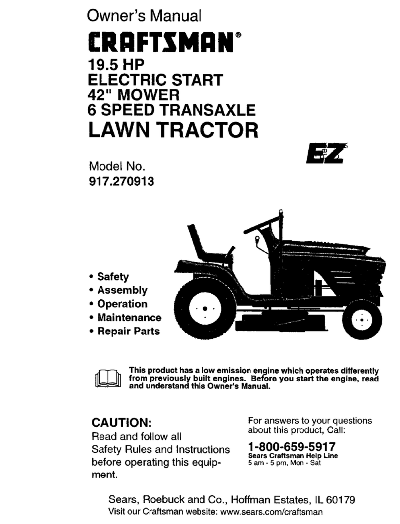 Craftsman EZ 917.270913 owner's manual