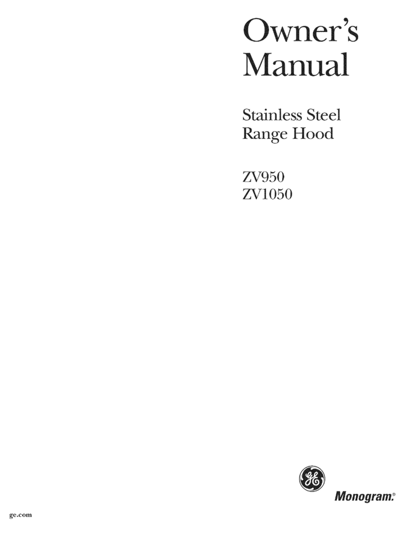 GE Monogram ZV1050 User manual