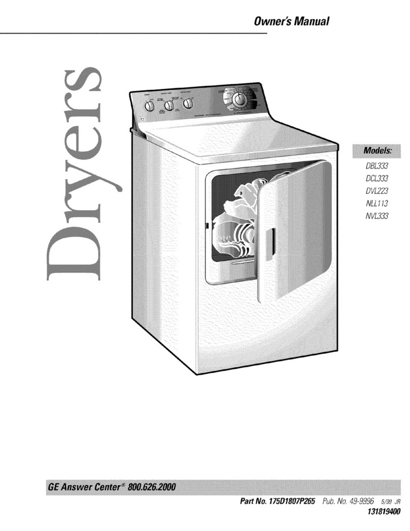 GE DBL333 User manual