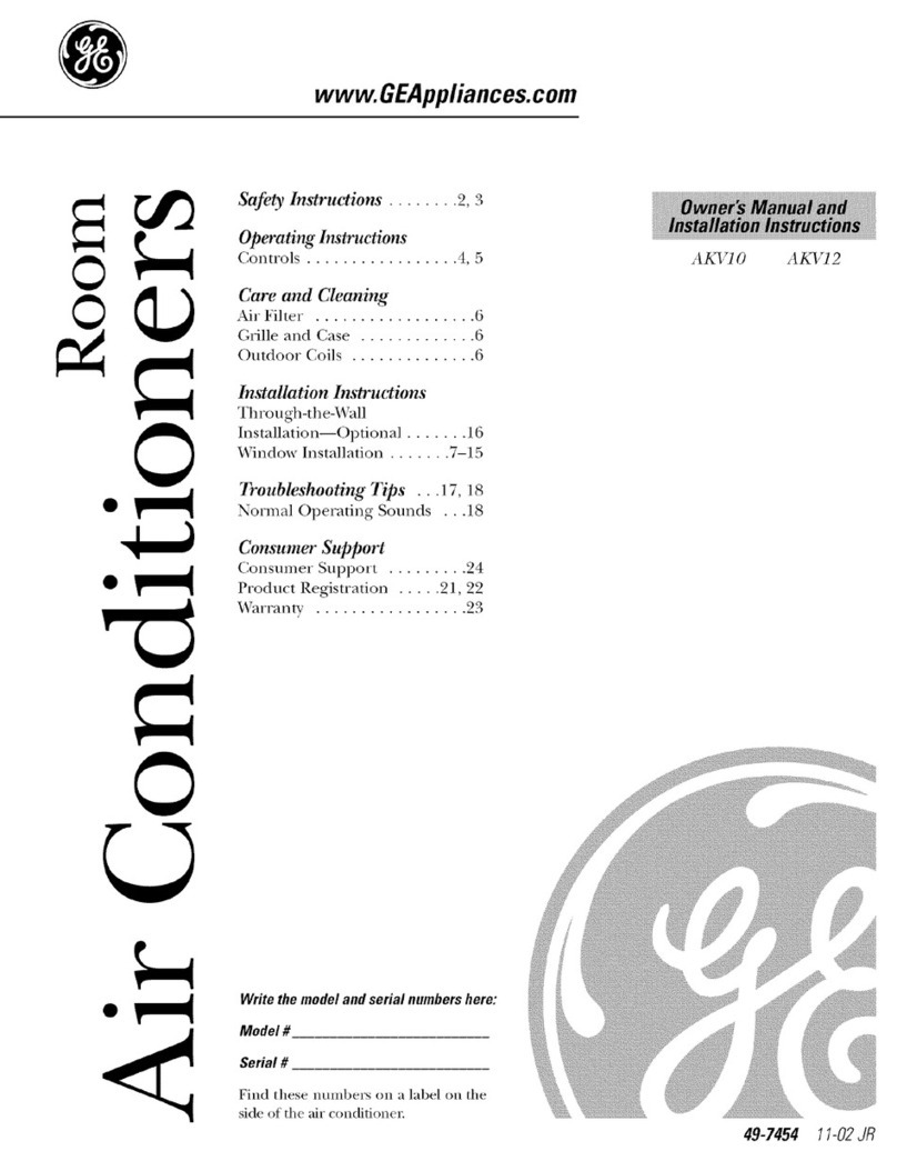 GE AKV12 and Operating instructions