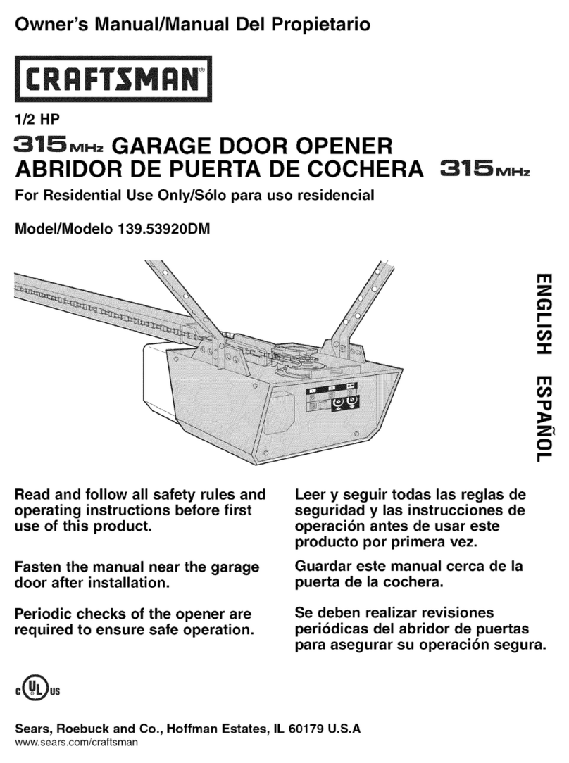 Craftsman 139.53920DM owner's manual