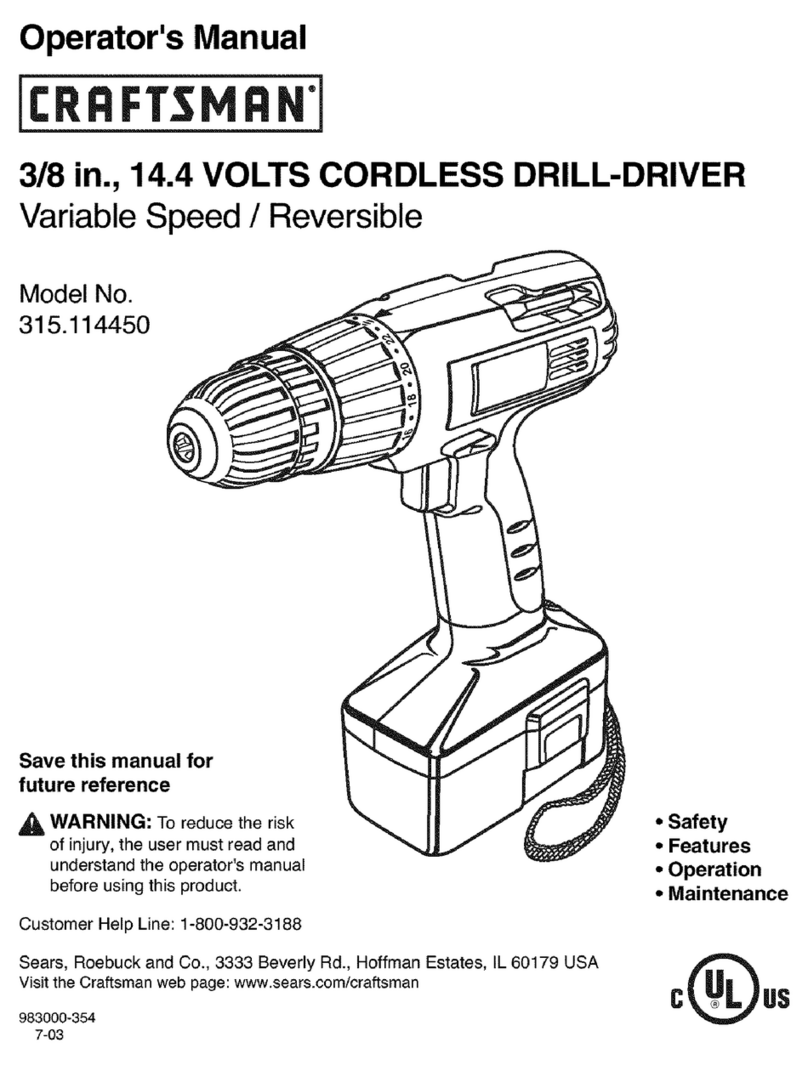 Craftsman 315.114450 User manual