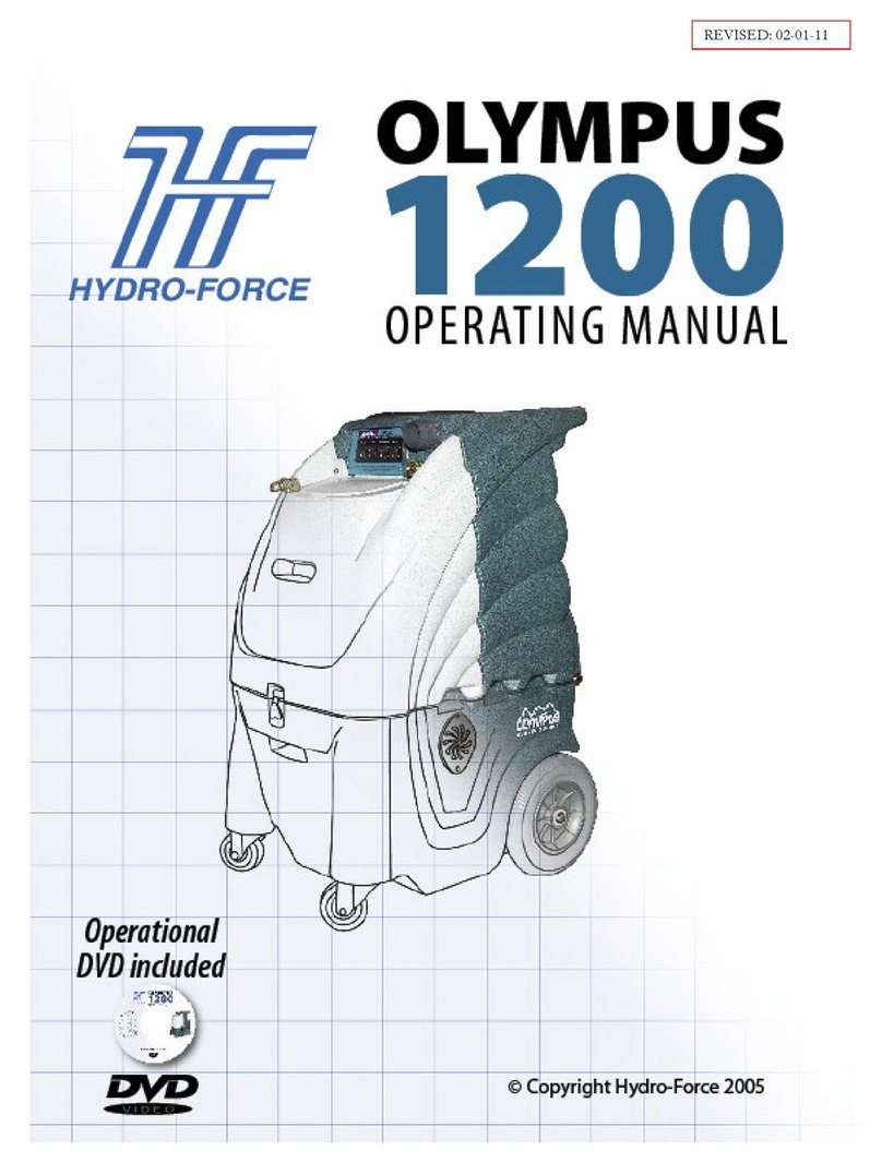 Olympus Hydro-Force1200 operating manual