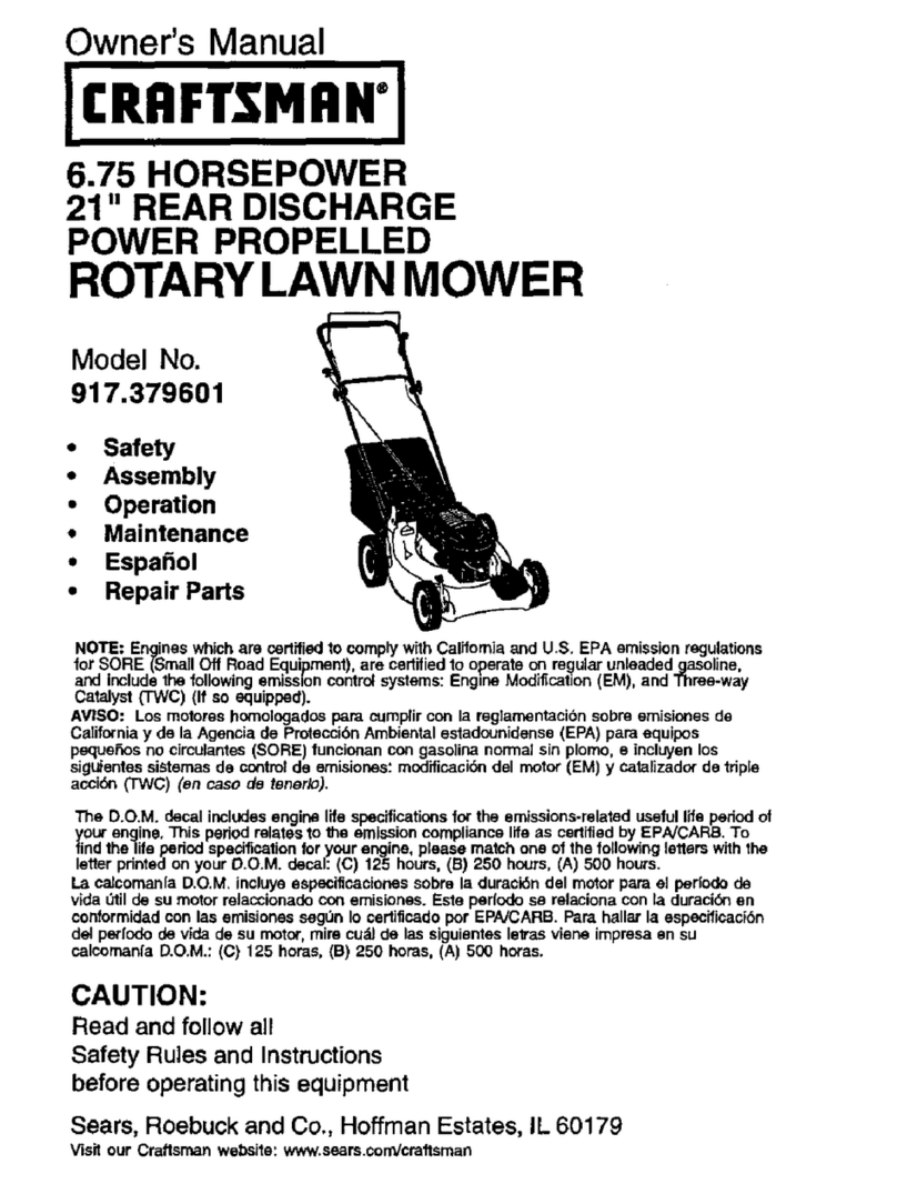 Craftsman 917.379601 owner's manual
