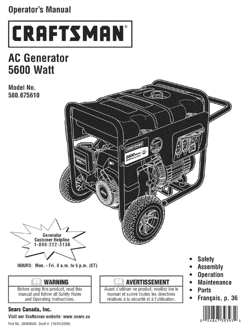 Craftsman 580.675610 User manual