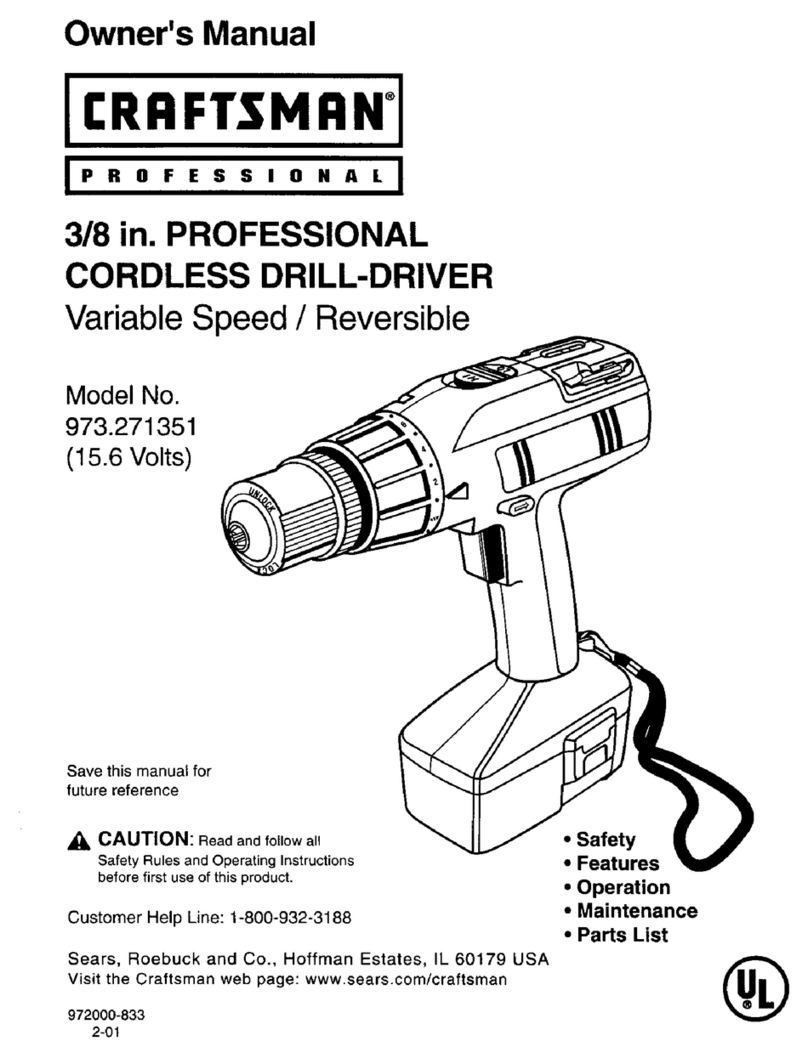 Craftsman 973.271351 owner's manual