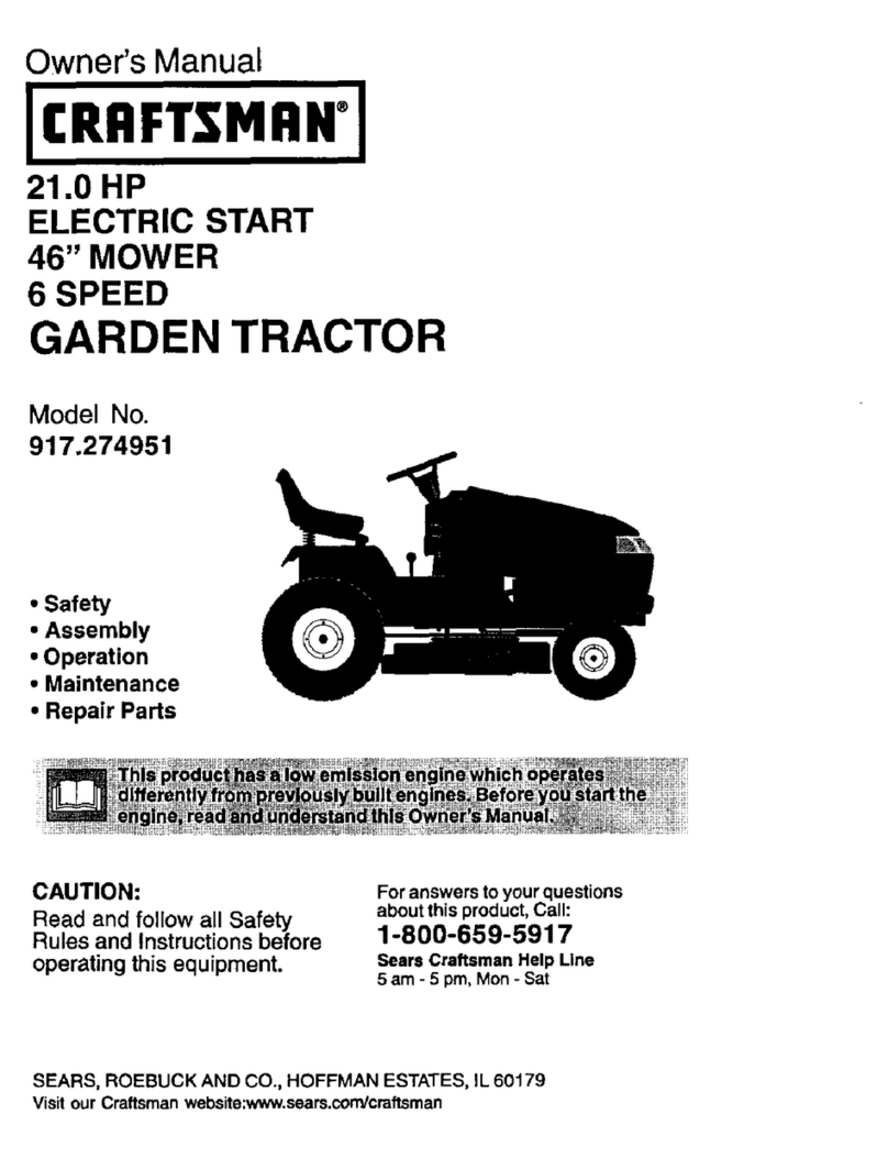 Craftsman 917.274951 owner's manual