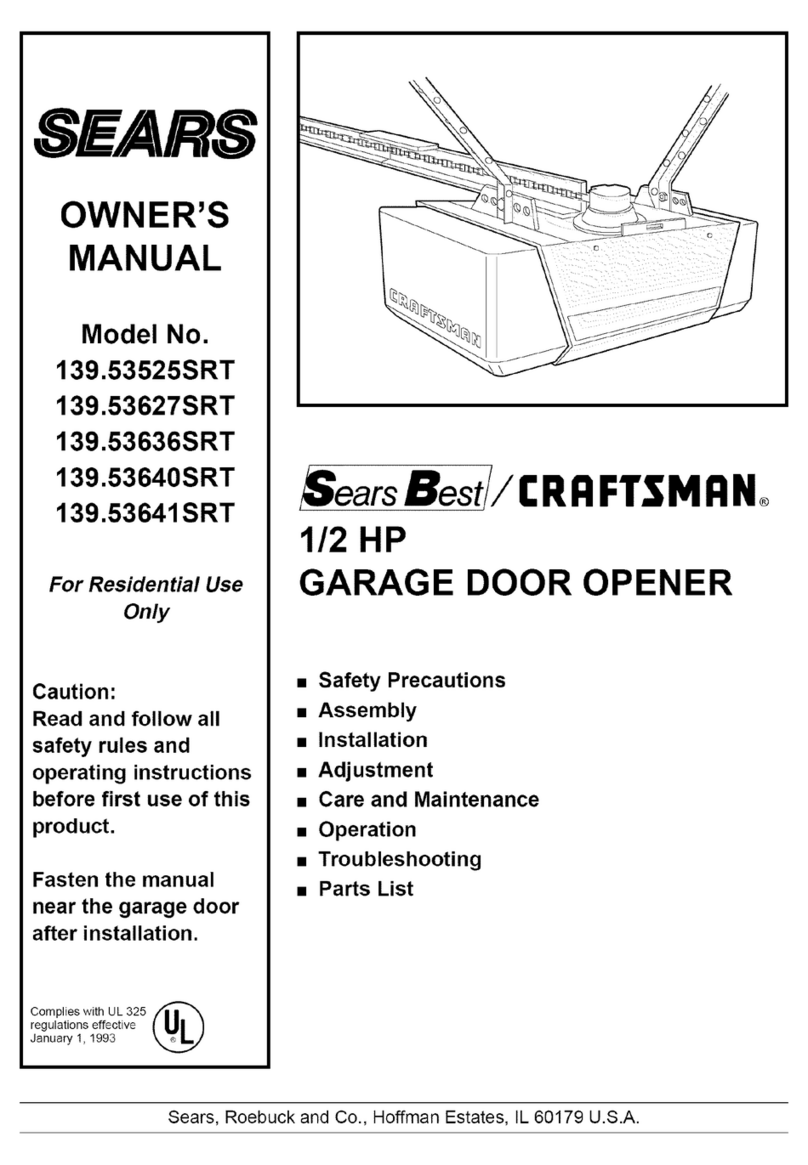 Craftsman 139.53525SRT owner's manual Craftsman 139.53525SRT owner's manual