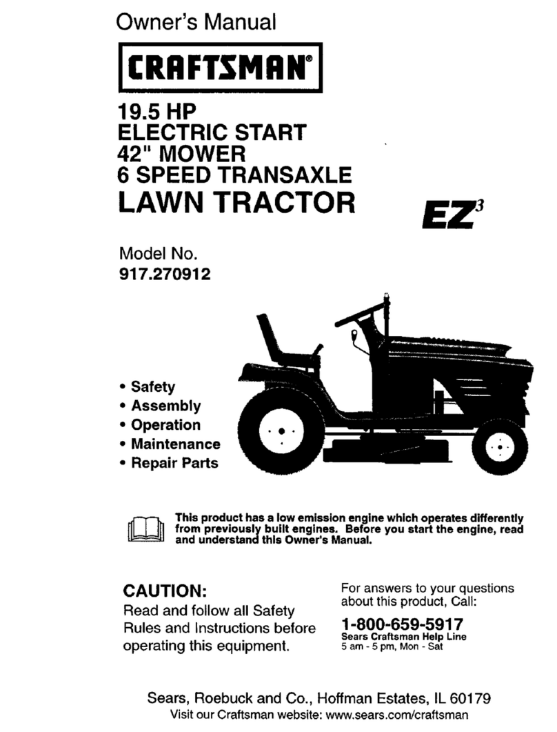Craftsman EZ3 917.270912 owner's manual
