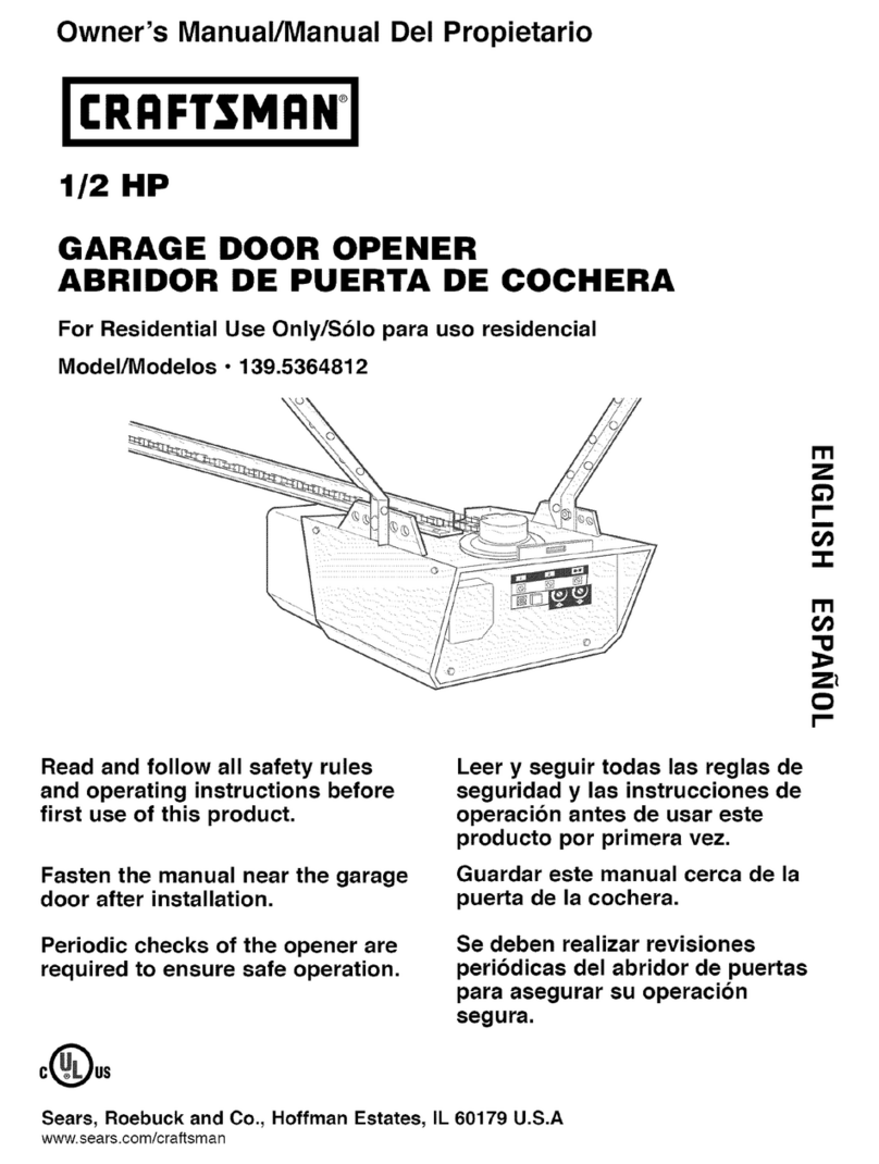 Craftsman 139.5364812 owner's manual
