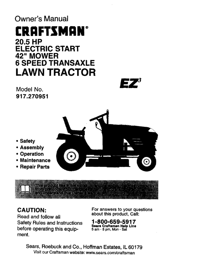 Craftsman EZ3 917.270951 User manual