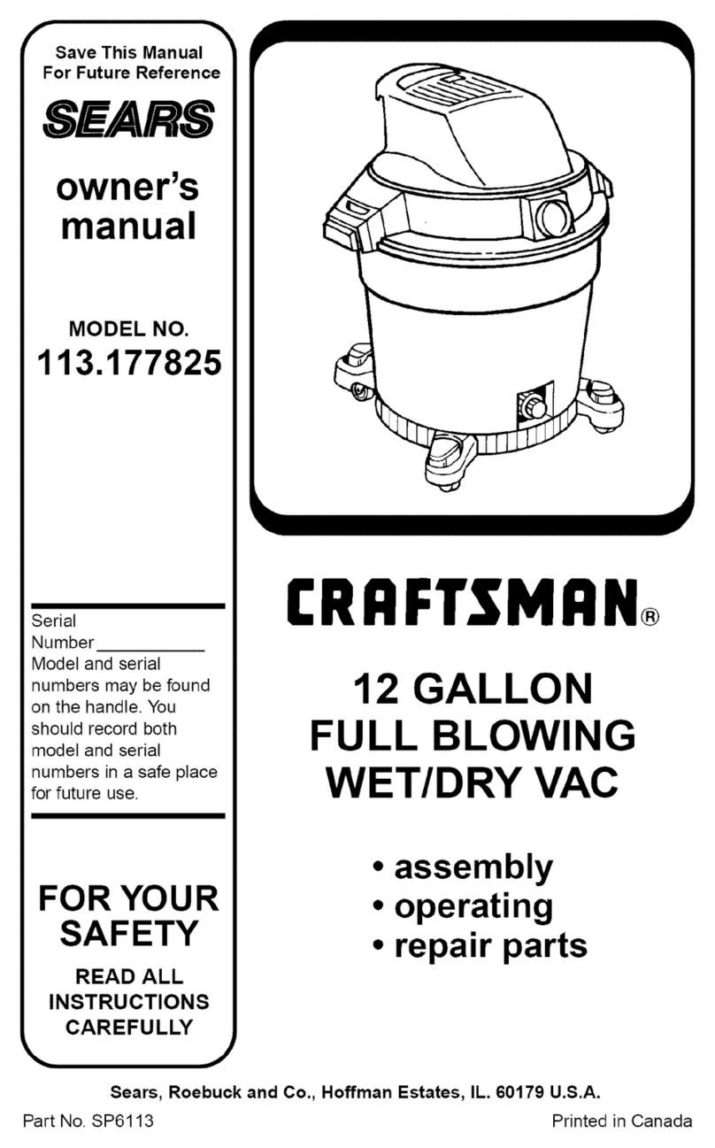 Craftsman 113.177825 owner's manual