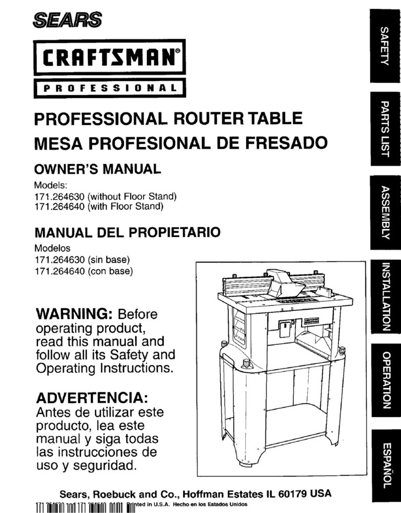 Craftsman 171.264630 User manual Craftsman 171.264630 User manual