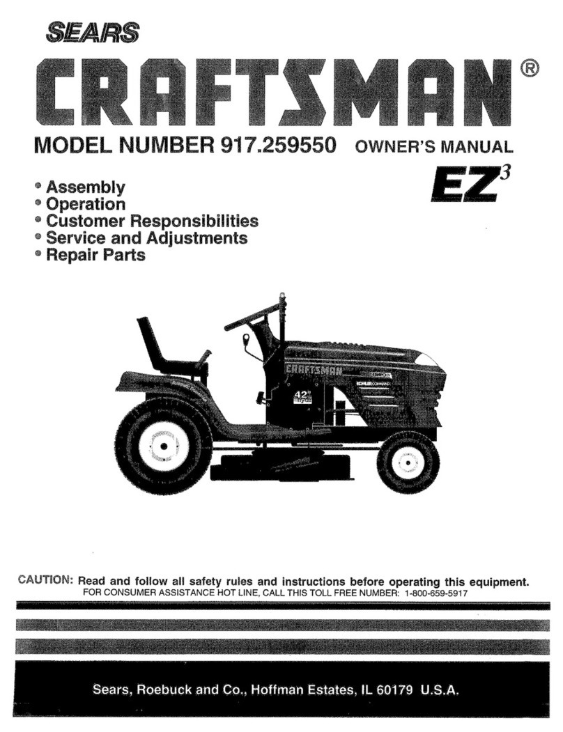 Craftsman EZ3 917.259550 User manual