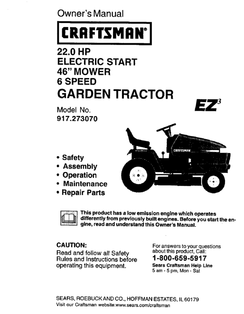 Craftsman EZ3 917.273070 owner's manual