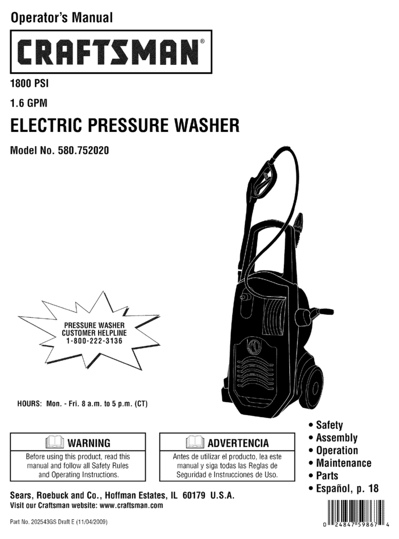 Craftsman 580.752020 Operator's manual