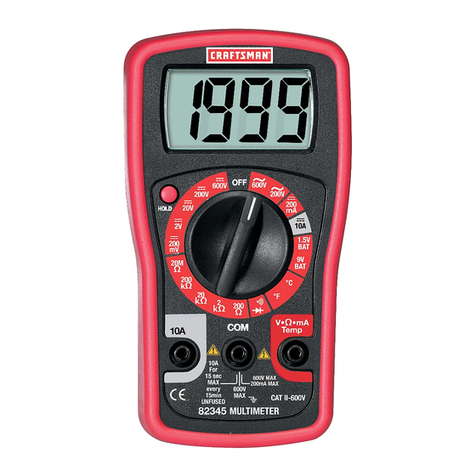Craftsman 82345 User manual Craftsman 82345 User manual