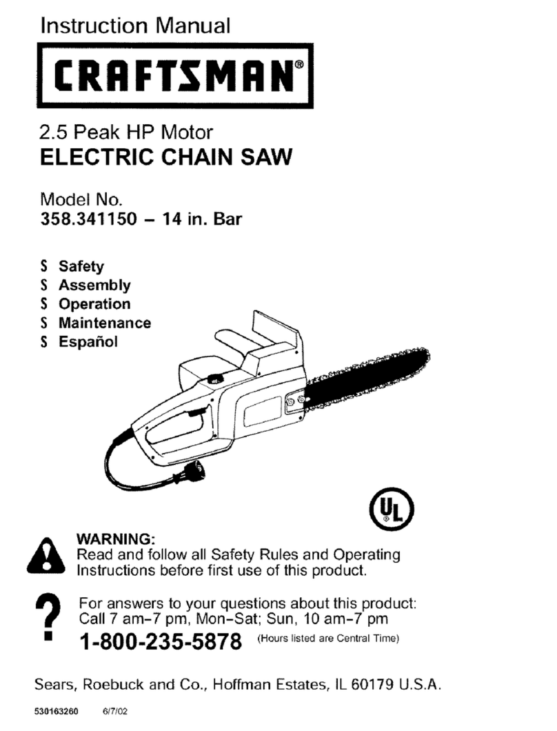 Craftsman 358.341150 User manual