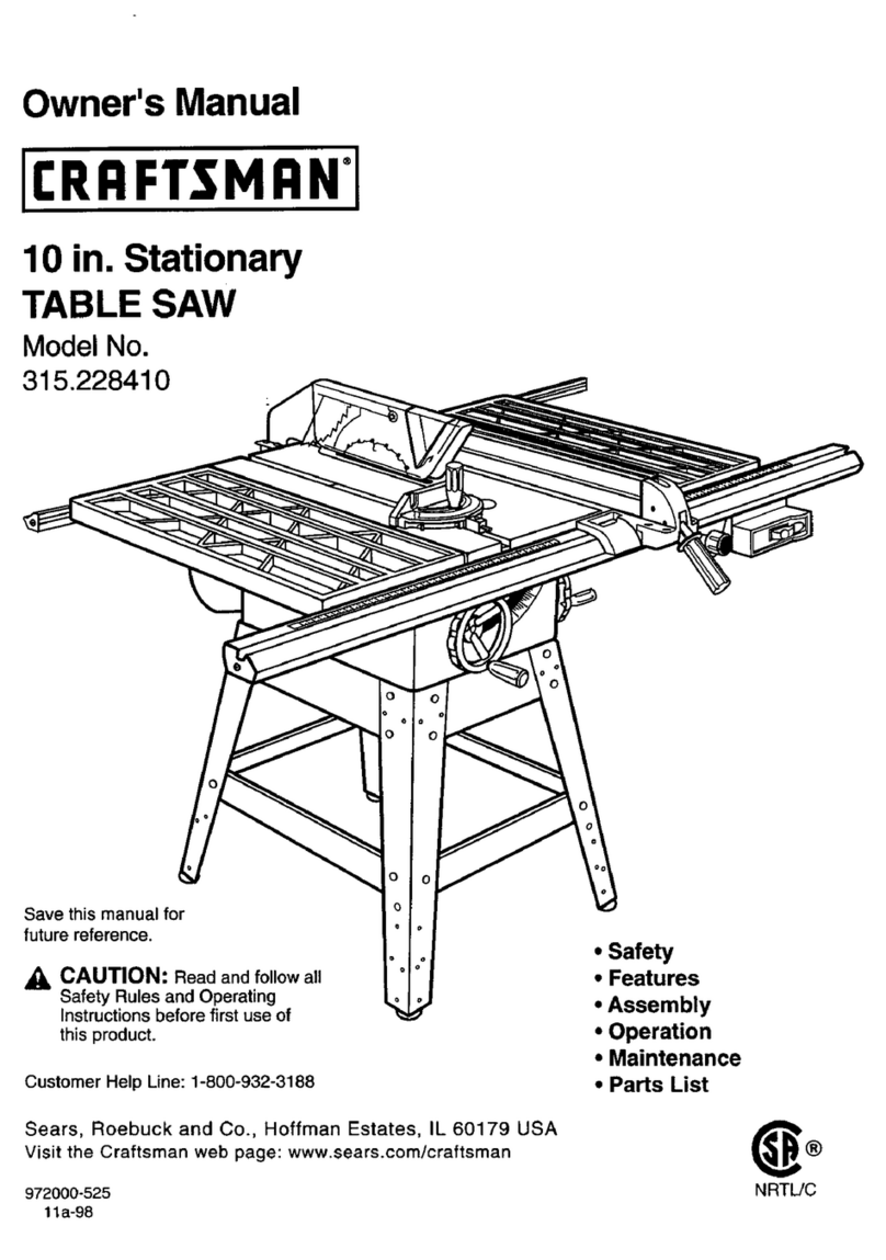 Craftsman 315.228410 owner's manual